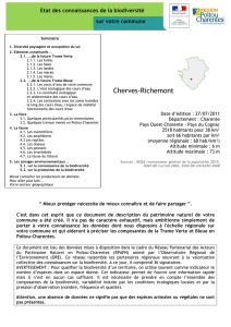 Cherves-Richemont - Observatoire de l`Environnement en Poitou