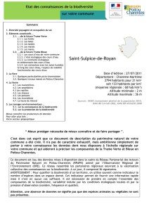 Saint-Sulpice-de-Royan - Observatoire de l`Environnement en