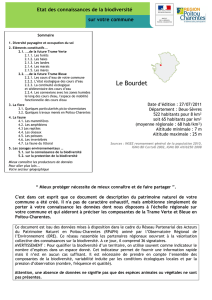 Le Bourdet - Observatoire de l`Environnement en Poitou