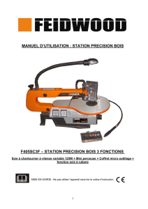 manuel d`utilisation : station precision bois f405sc3f