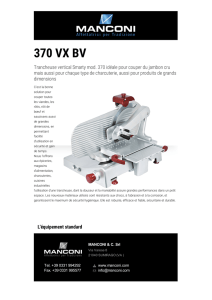 Trancheuse vertical Smarty 370 VX BV | Trancheuses