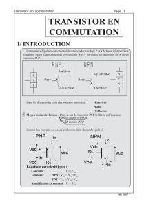 transistor en commutation