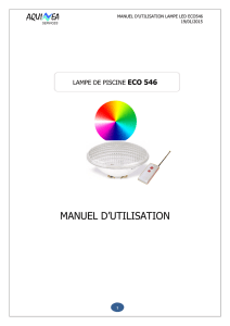 Manuel installation lampe