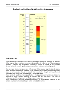 Barrière infrarouge