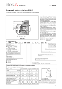 Pompes à piston axial type PVPC