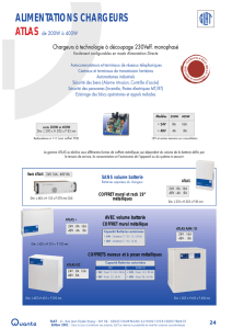 ALIMENTATIONS CHARGEURS - appro