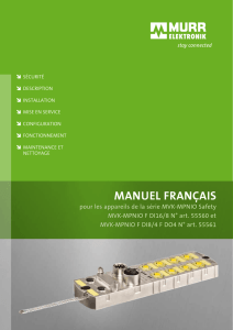 manuel français - Murr Elektronik