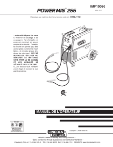 power mig 256 - Lincoln Electric