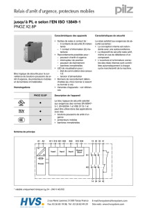 PILZ - PNOZ X2.8P - Relais d`arrêt d`urgence