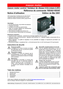 LSC - Maxon Motor