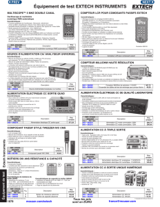 EXTECH INSTRUMENTS Test Equipment