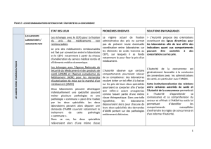 Fiche 1 : les recommandations retenues par l`Autorité de la