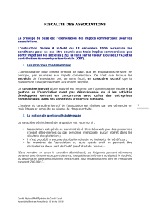 fiscalite des associations - Comité Régional Midi