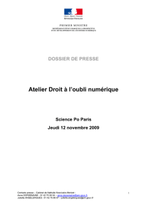 Dossier de presse - Les Archives de strategie.gouv.fr