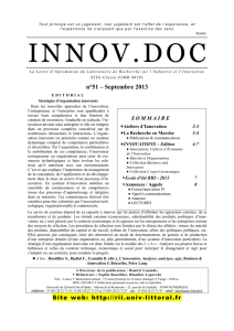 N°51, Septembre 2013 - Laboratoire RII