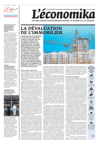 LA DÉVALUATION DE L`IMMOBILIER