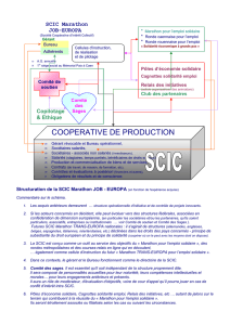 cooperative de production - Marathon Job