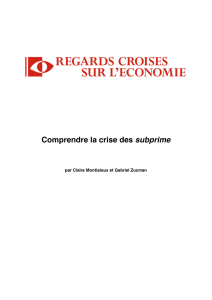 Comprendre la crise des subprime - Réussir ensemble Son avenir