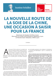 la nouvelle route de la soie de la chine, une