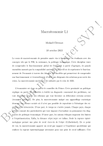 Macroéconomie L1