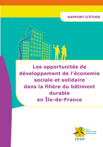 Rapport d étude ESS et bâtiment durable