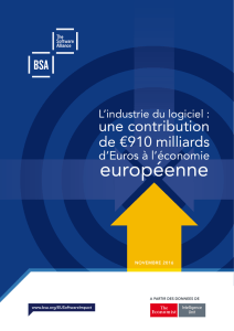 européenne - The Economic Impact of Software