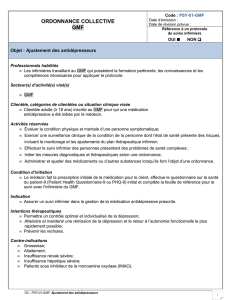 PSY-01-GMF Ajustement des antidépresseurs