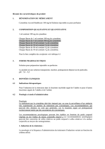 Résumé des caractéristiques du produit 1. DÉNOMINATION DU