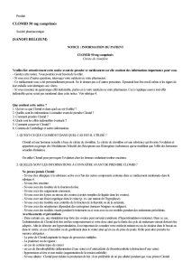 CLOMID 50 mg comprimés (SANOFI BELGIUM)
