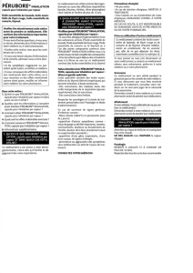 PERU BORE® INHALATION capsule pour inhalation par vapeur