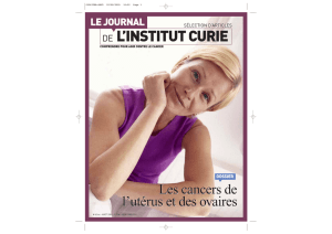 Les cancers de l`utérus et des ovaires