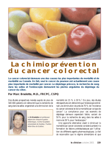 La chimioprévention du cancer colorectal