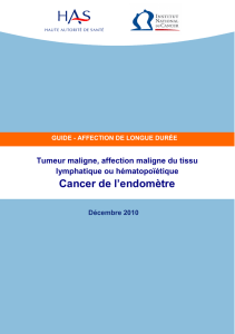 Cancer de l`endomètre