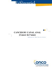 Cancer du canal anal - Onco Nord-Pas-de