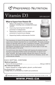 Vitamin D3 - Preferred Nutrition