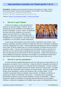 Seven Common Questions about Islam complete from part 1 to 2 PDF