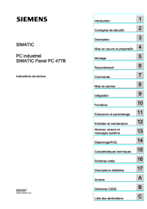 SIMATIC Panel PC 477B - Siemens Industry Online Support