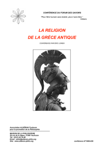 la religion de la grèce antique