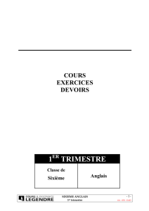 09 cours d`anglais niveau 6eme partie 1