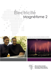 Électricité et magnétisme - OER@AVU
