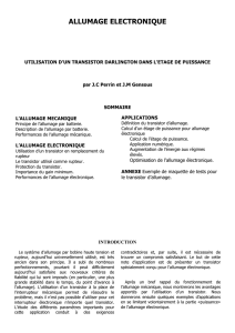 Cours complet sur la transistorisation des allumages