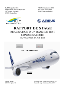 rapport de stage - Vous êtes sur le site Intranet de Mesures
