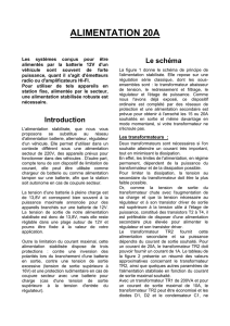 alimentation 20a
