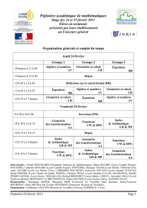 Pépinière académique de mathématiques