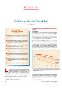 Maladie coronaire chez l hémodialysé