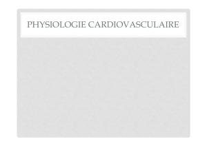 physiologie cardiovasculaire
