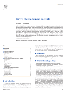 Fièvre chez la femme enceinte