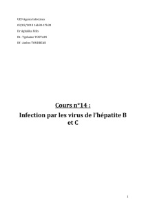 Ronéo D1 n°2 - L3 Bichat 2013-2014