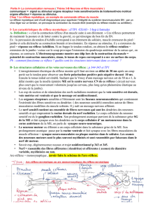 I- Les caractéristiques du réflexe myotatique : cf TP1 -EXAO