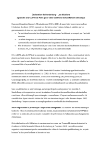 The Sonderborg Declaration on Decisive Climate